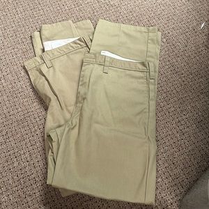 2 pairs of men’s khaki slacks
